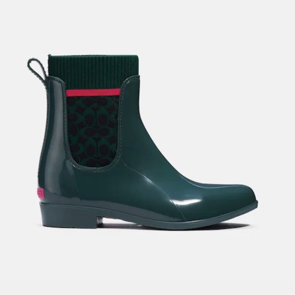 Coach Rain Bootie - Size 6 - Picture 5 of 8